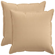 Presvlaka za jastuk 2 pcs HOUTEN Krem 60 x 60 cm Umjetni lan