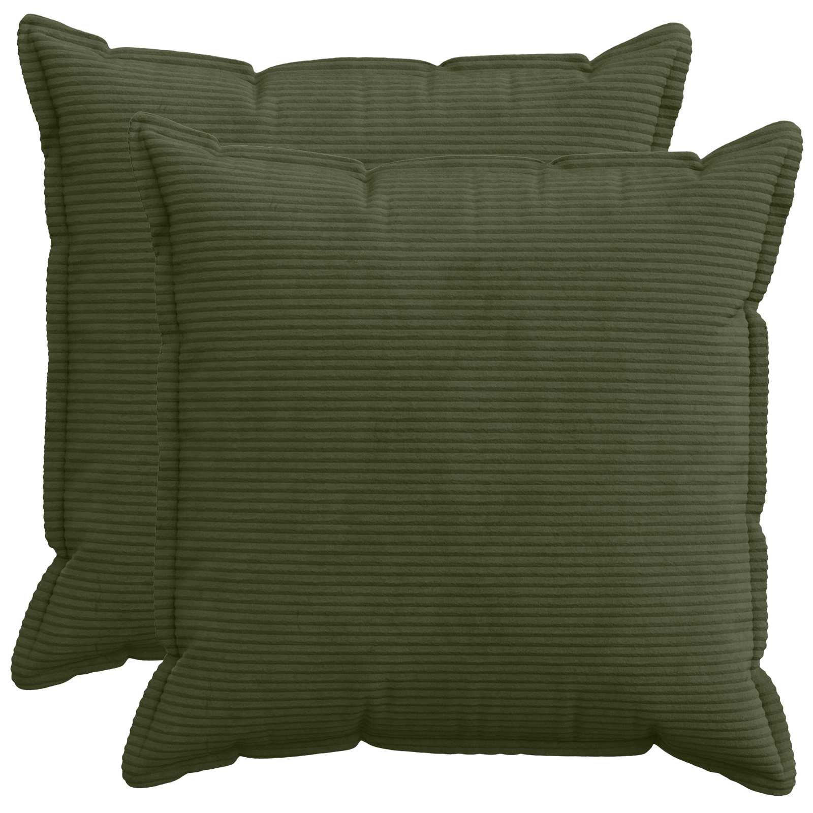Presvlaka za jastuk 2 kom. HOUTEN Zelena 60 x 60 cm Kord