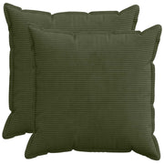 Presvlaka za jastuk 2 kom. HOUTEN Zelena 60 x 60 cm Kord