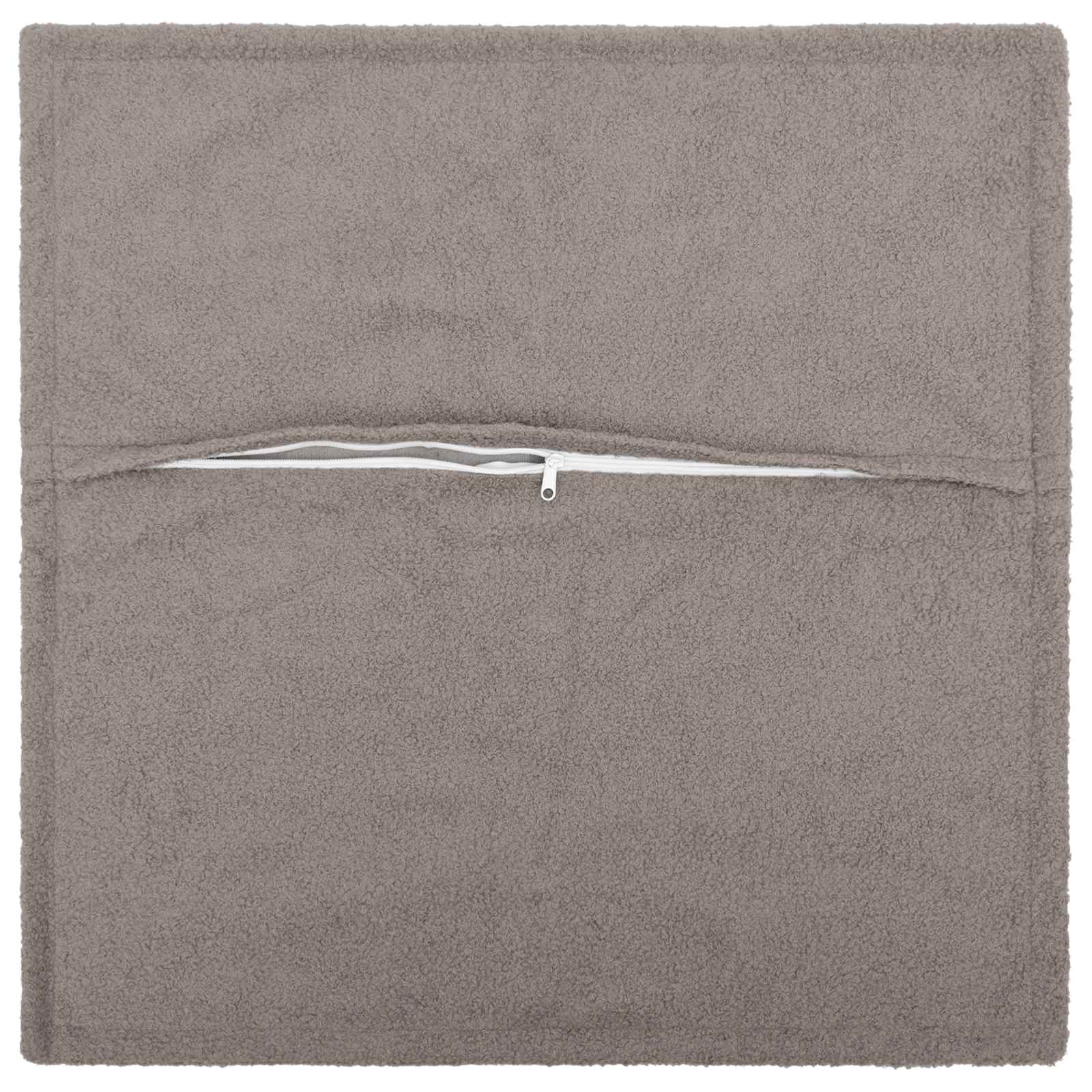 Presvlaka za jastuk 6 pcs HOUTEN Svjetlosiva 65 x 65 cm Bouclé