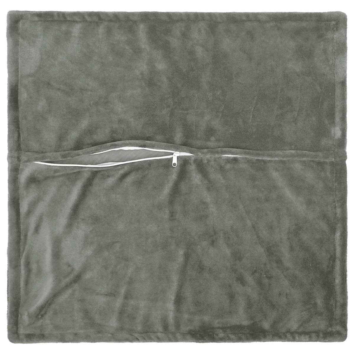 Presvlaka za jastuk 6 pcs HOUTEN Tamnosiva 65 x 65 cm Flanel