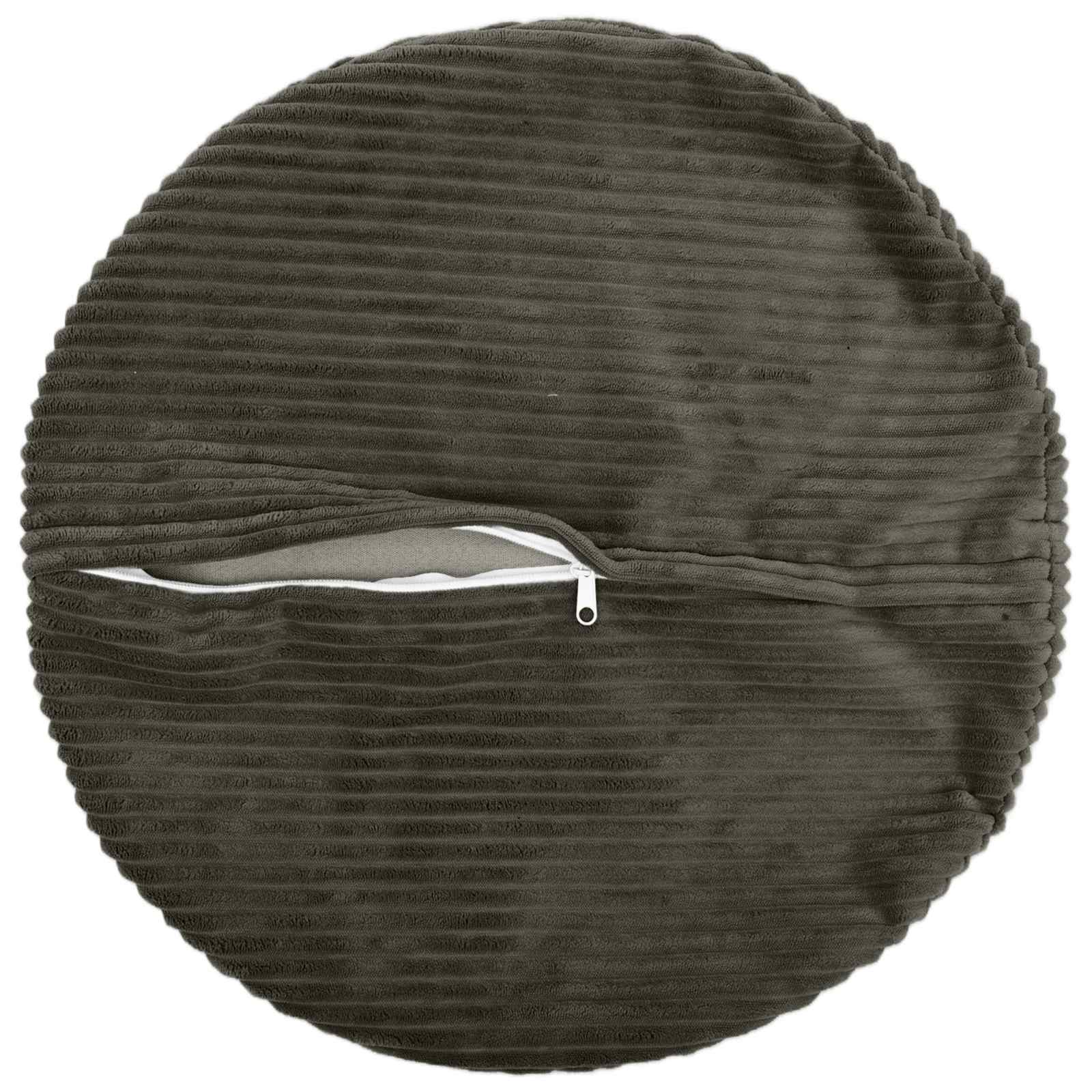 Presvlaka za jastuk 6 pcs HEERLEN Antracit Ø 30 cm Kord
