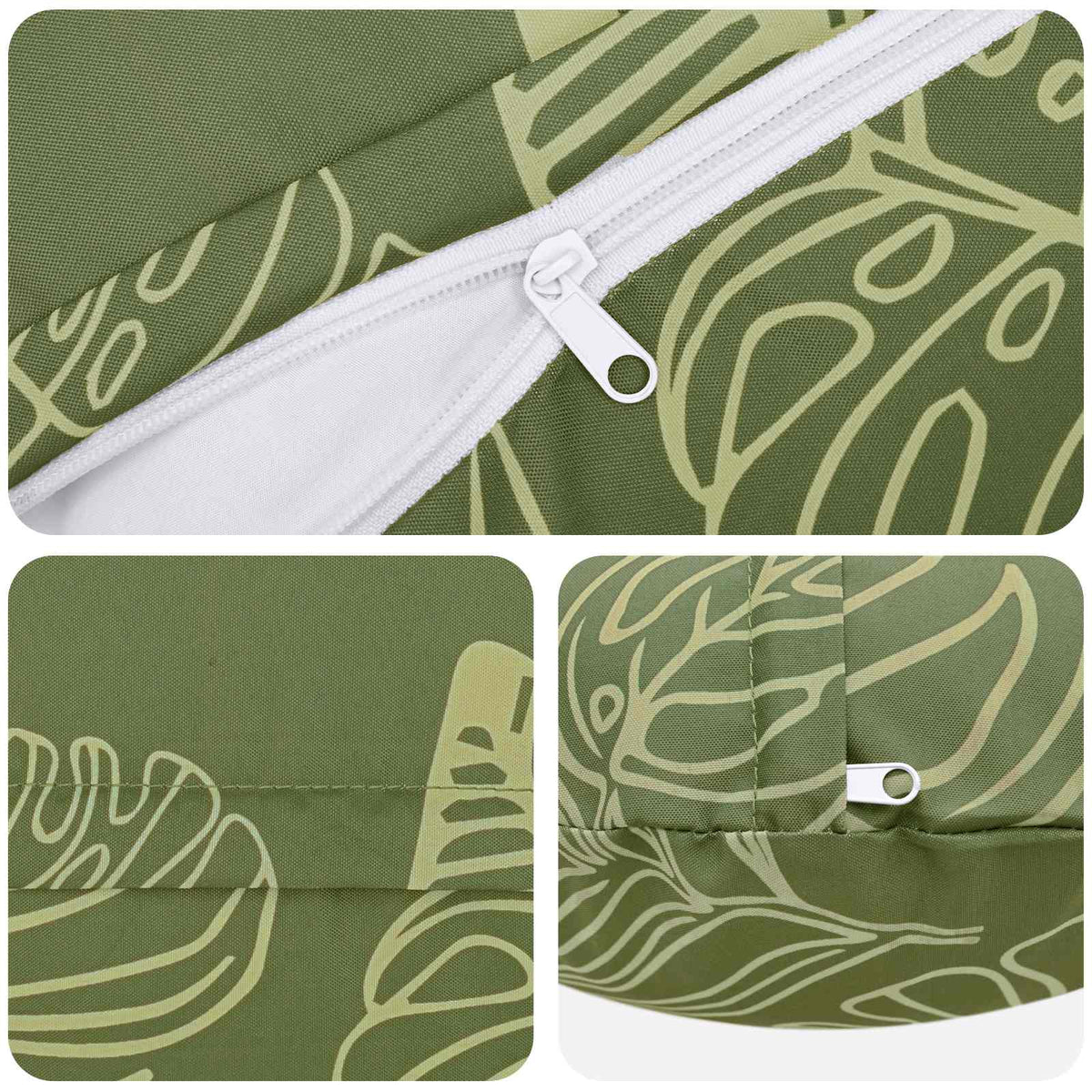 Presvlaka za jastuk 6 pcs HEERLEN Dizajn lista Ø 30 cm