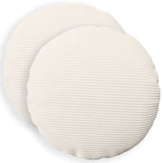 Presvlaka za jastuk 2 pcs HEERLEN Krem Ø 40 cm Kord