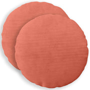 Presvlaka za jastuk 2 pcs HEERLEN Crvena narančasta Ø 40 cm