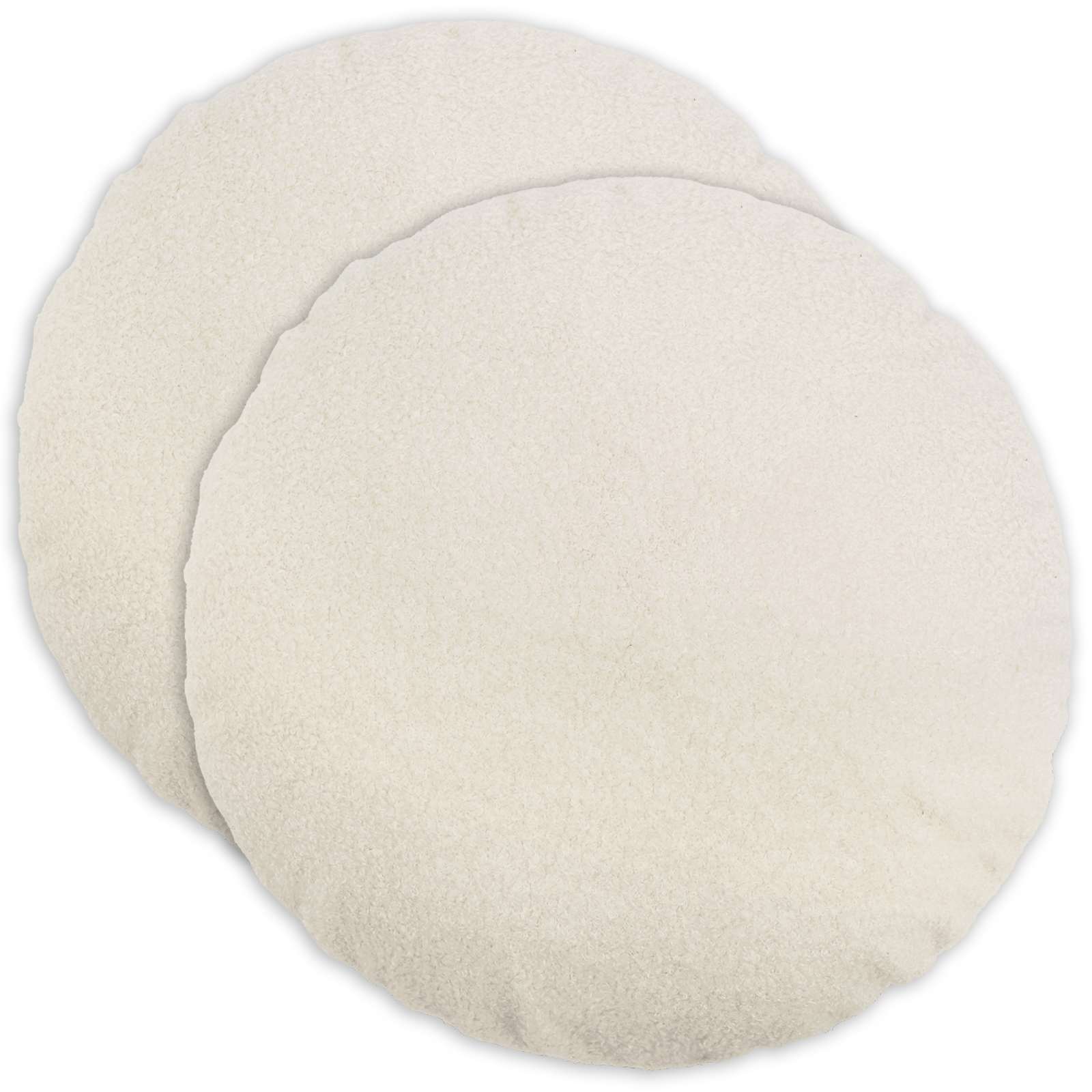 Presvlaka za jastuk 2 pcs HEERLEN Krem Ø 40 cm Bouclé