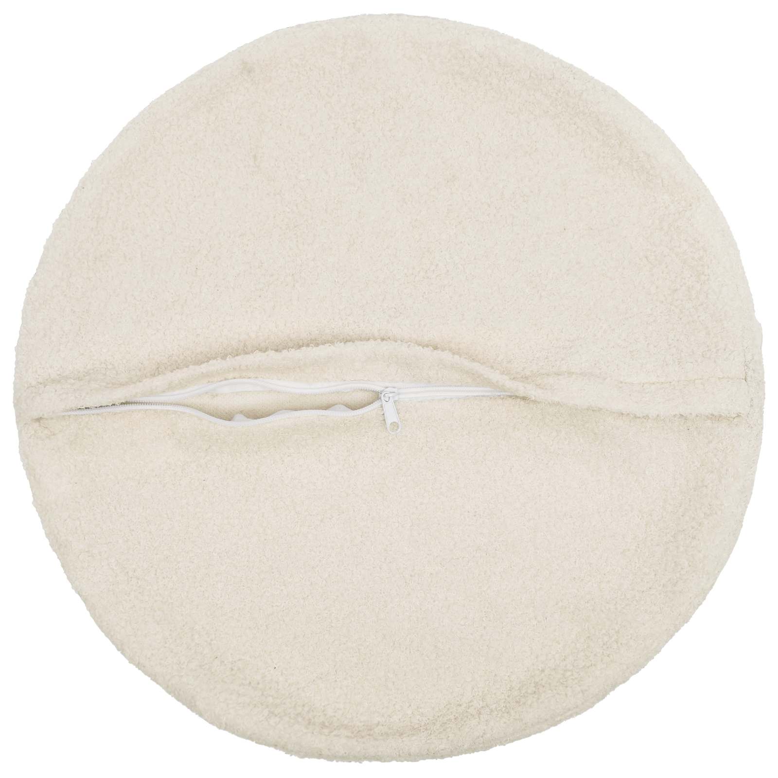 Presvlaka za jastuk 6 pcs HEERLEN Krem Ø 40 cm Bouclé