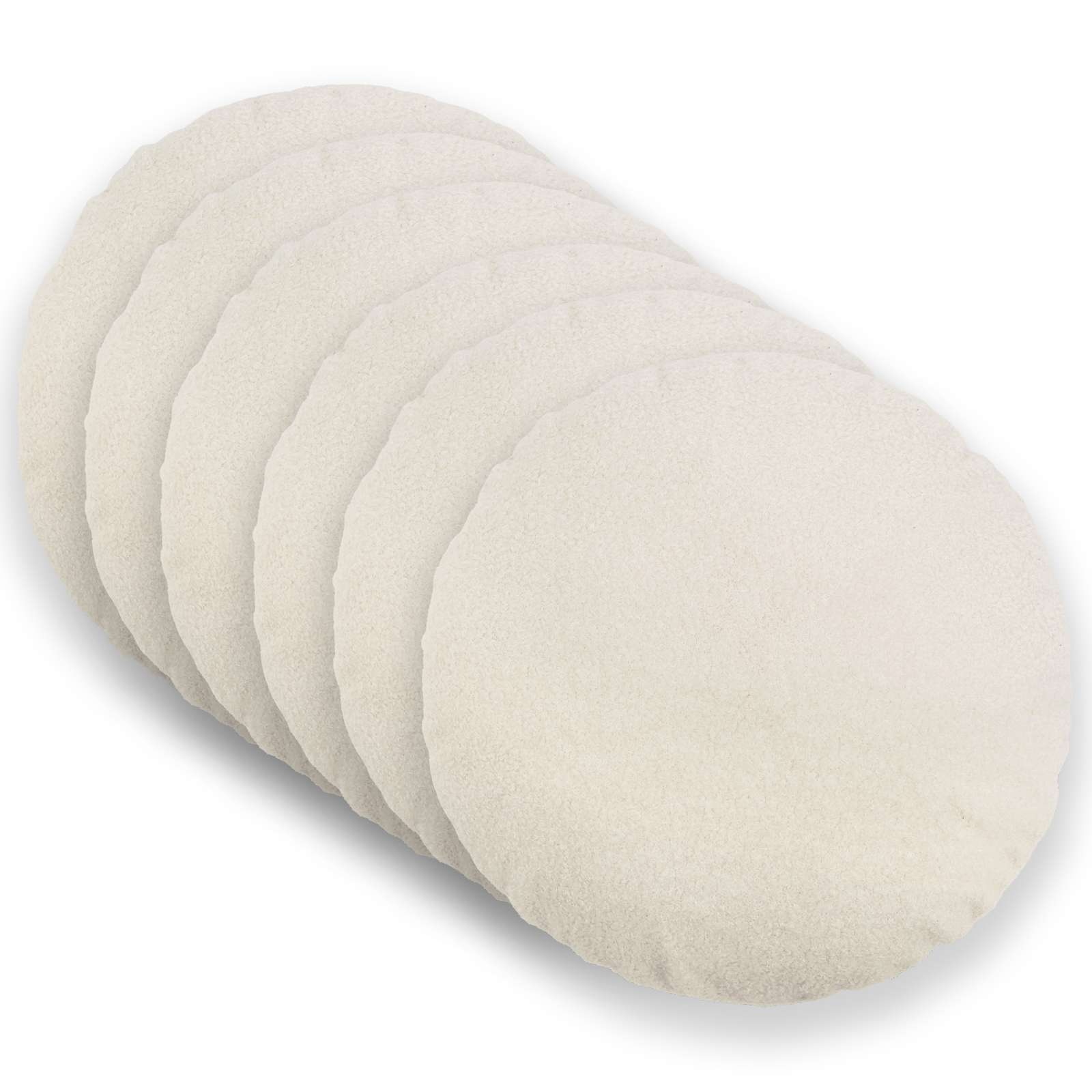 Presvlaka za jastuk 6 pcs HEERLEN Krem Ø 40 cm Bouclé