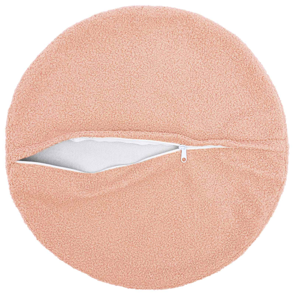 Presvlaka za jastuk 2 pcs HEERLEN Ružičasta Ø 40 cm Bouclé