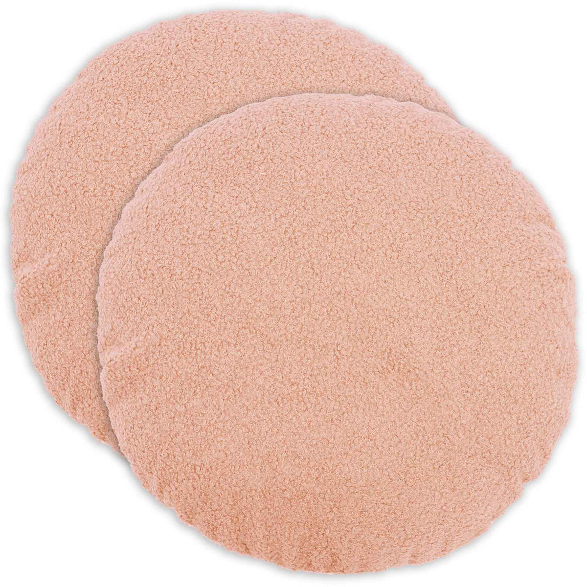 Presvlaka za jastuk 2 pcs HEERLEN Ružičasta Ø 40 cm Bouclé