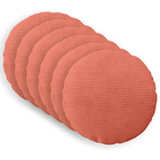 Presvlaka za jastuk 6 pcs HEERLEN Crvena narančasta Ø 50 cm