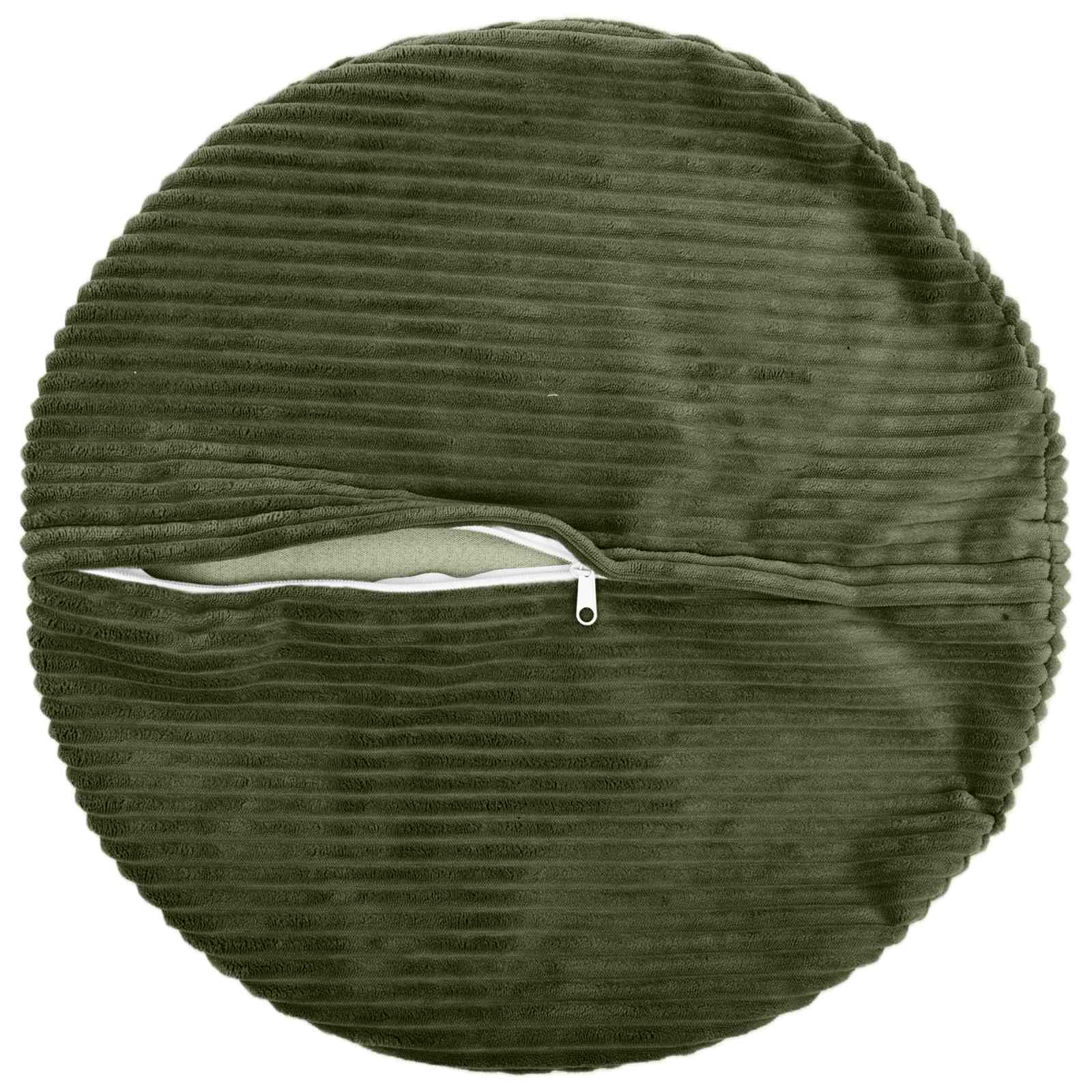 Presvlaka za jastuk 6 pcs HEERLEN Zelena Ø 50 cm Kord