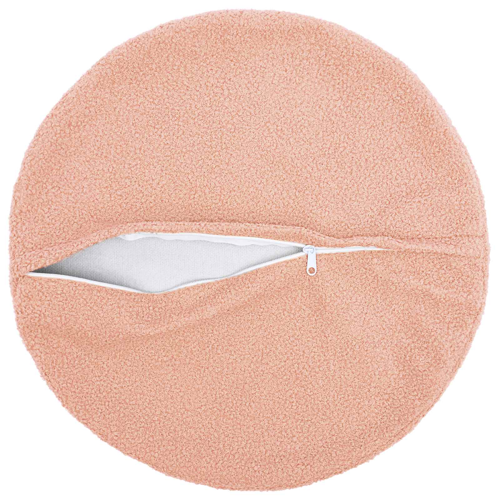 Presvlaka za jastuk 6 pcs HEERLEN Ružičasta Ø 50 cm Bouclé