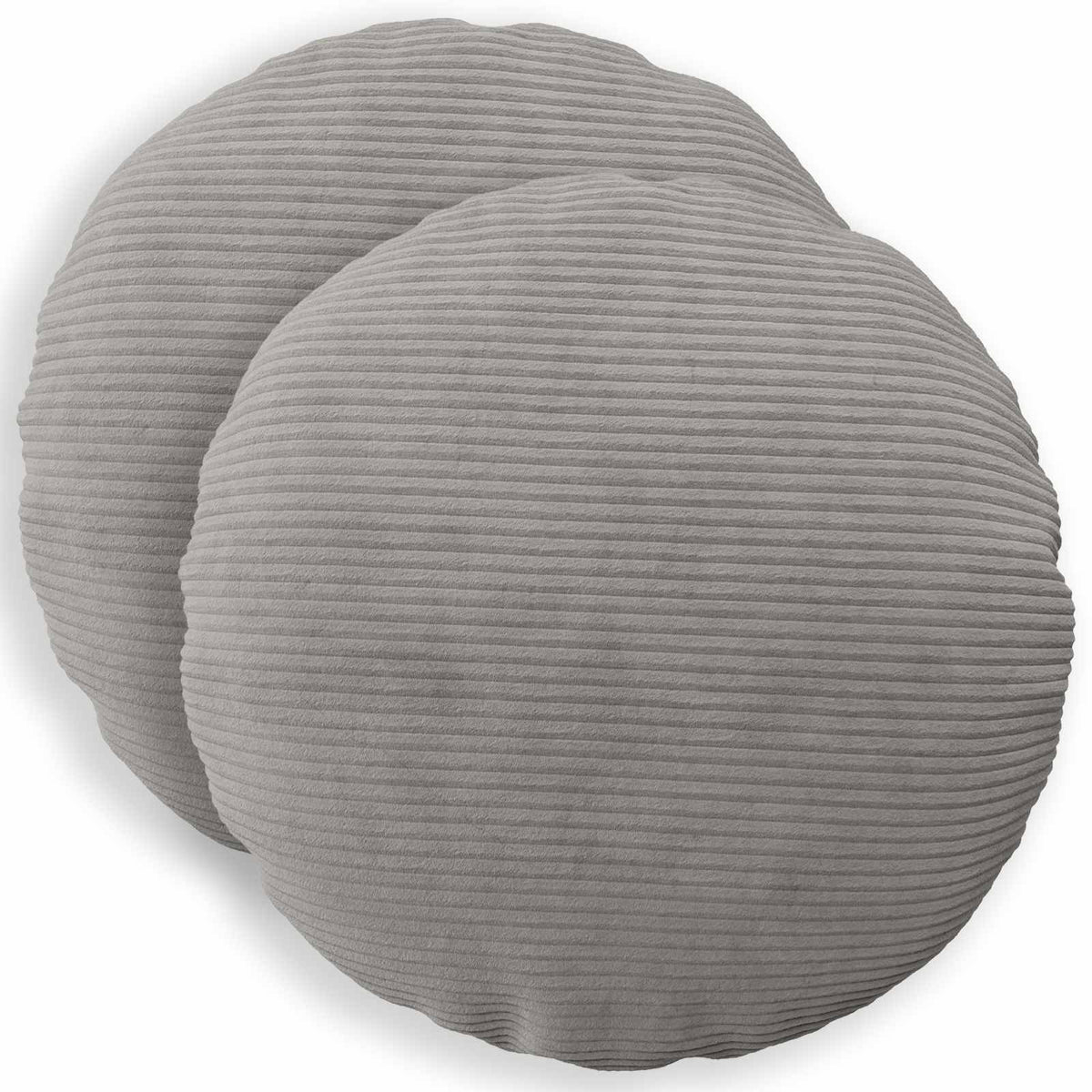 Presvlaka za jastuk 2 pcs HEERLEN Svjetlosiva Ø 60 cm Kord
