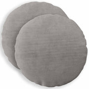Presvlaka za jastuk 2 pcs HEERLEN Svjetlosiva Ø 60 cm Kord