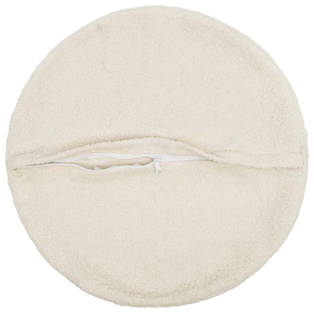 Presvlaka za jastuk 6 pcs HEERLEN Krem Ø 60 cm Bouclé