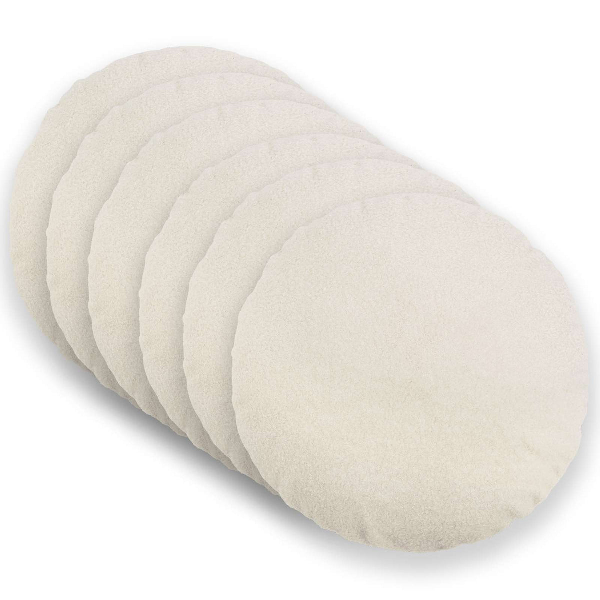 Presvlaka za jastuk 6 pcs HEERLEN Krem Ø 60 cm Bouclé