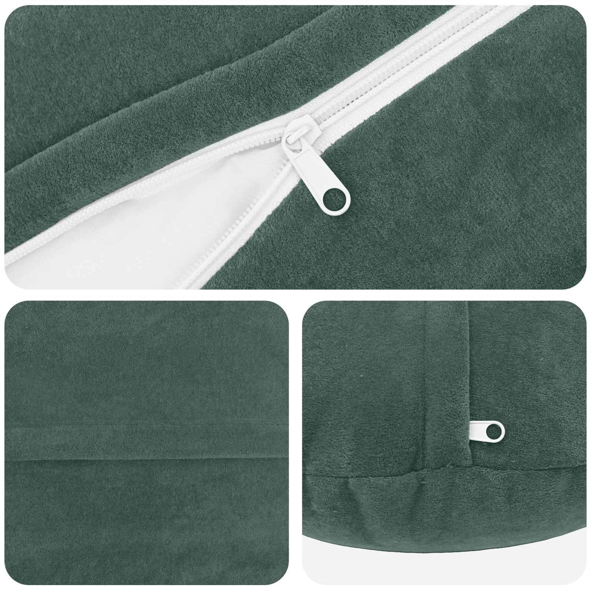 Presvlaka za jastuk 2 pcs HEERLEN Morska plava Ø 60 cm