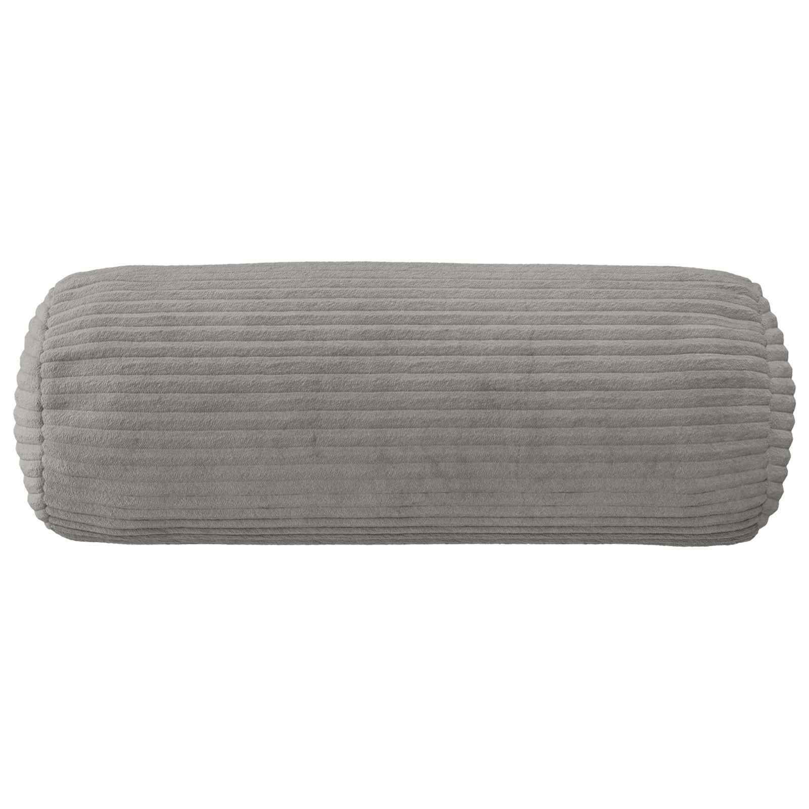 Presvlaka za jastuk 6 pcs HEERLEN Svjetlosiva Ø 15 x 40 cm Kord