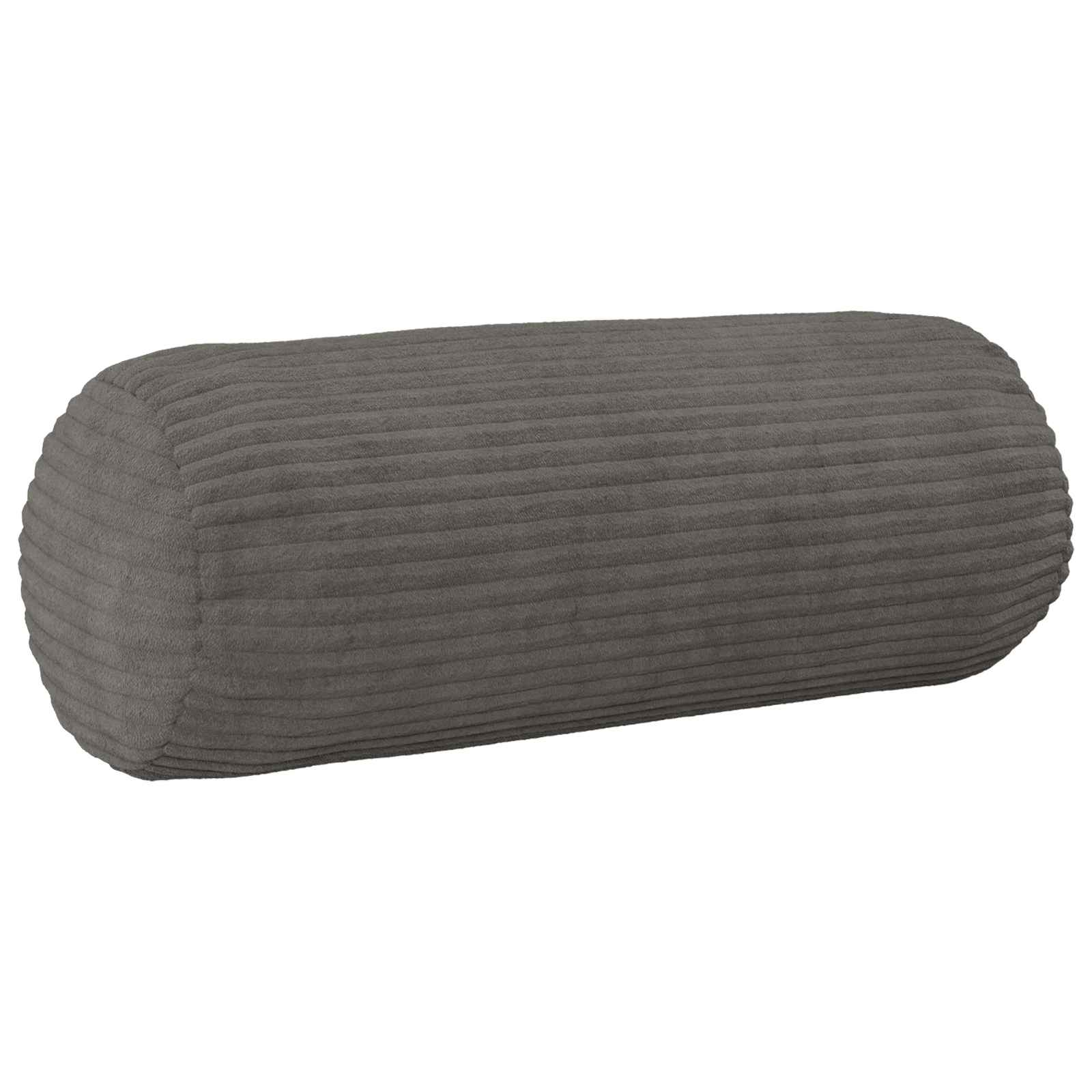 Presvlaka za jastuk 2 pcs HEERLEN Tamnosiva Ø 15 x 40 cm Kord