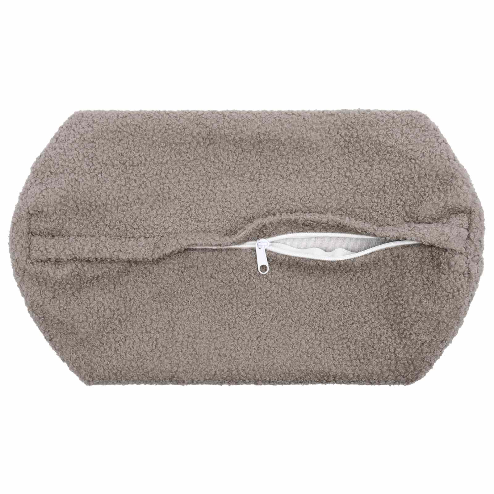 Presvlaka za jastuk 6 pcs HEERLEN Svjetlosiva Ø 15 x 40 cm
