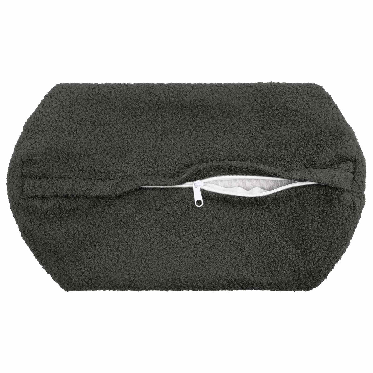 Presvlaka za jastuk 6 pcs HEERLEN Tamnosiva Ø 15 x 40 cm Bouclé