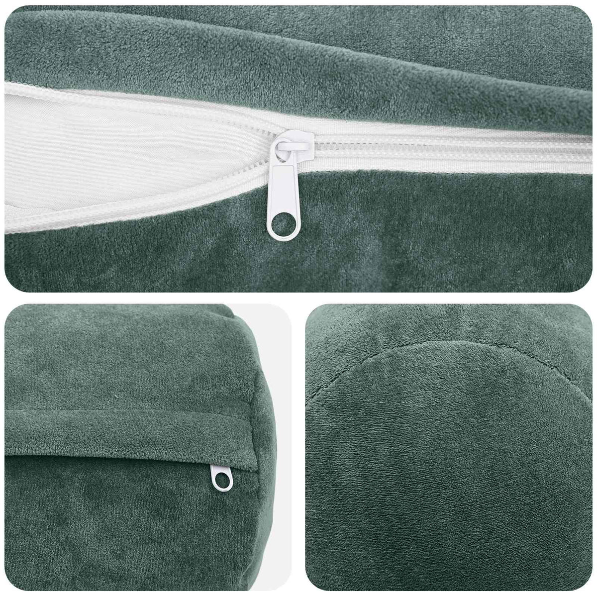 Presvlaka za jastuk 2 pcs HEERLEN Morska plava Ø 15 x 40 cm