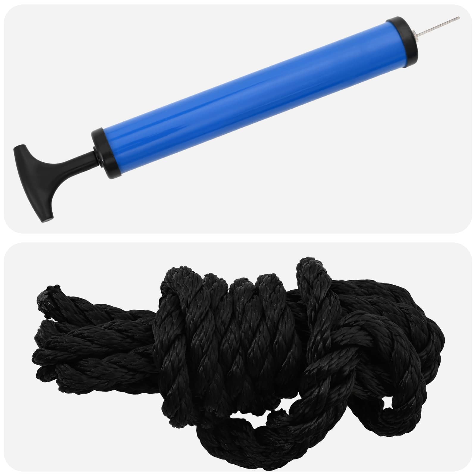 Odbojnici za čamce 2 kom. Ø 11 x 40 cm Crna PVC