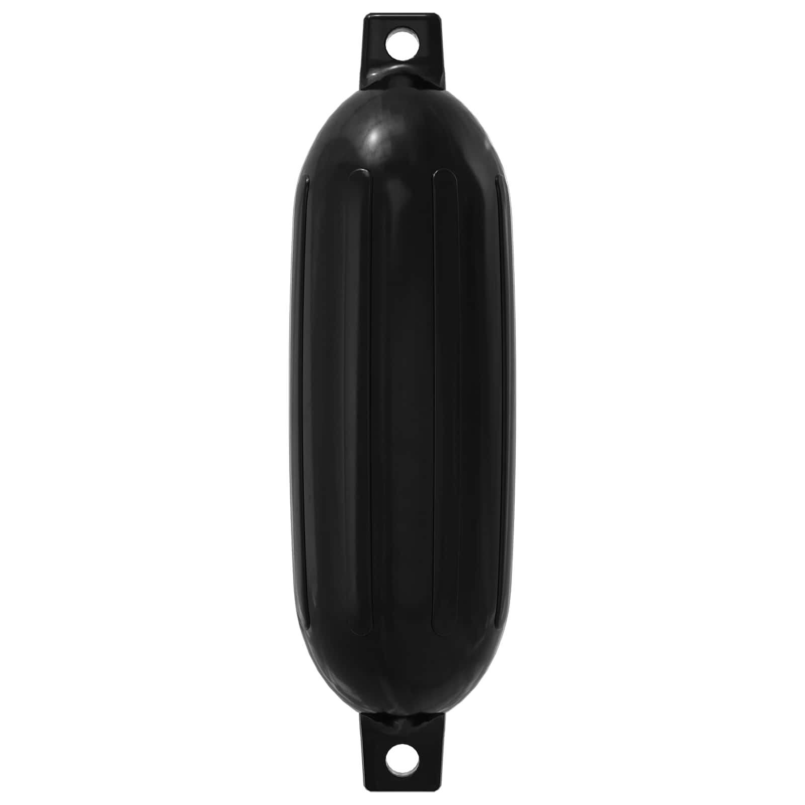 Odbojnici za čamce 2 kom. Ø 11 x 40 cm Crna PVC