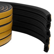 Samoljepiva brtvila za prozore Crna 10 x 6 mm 25 m EPDM pjena