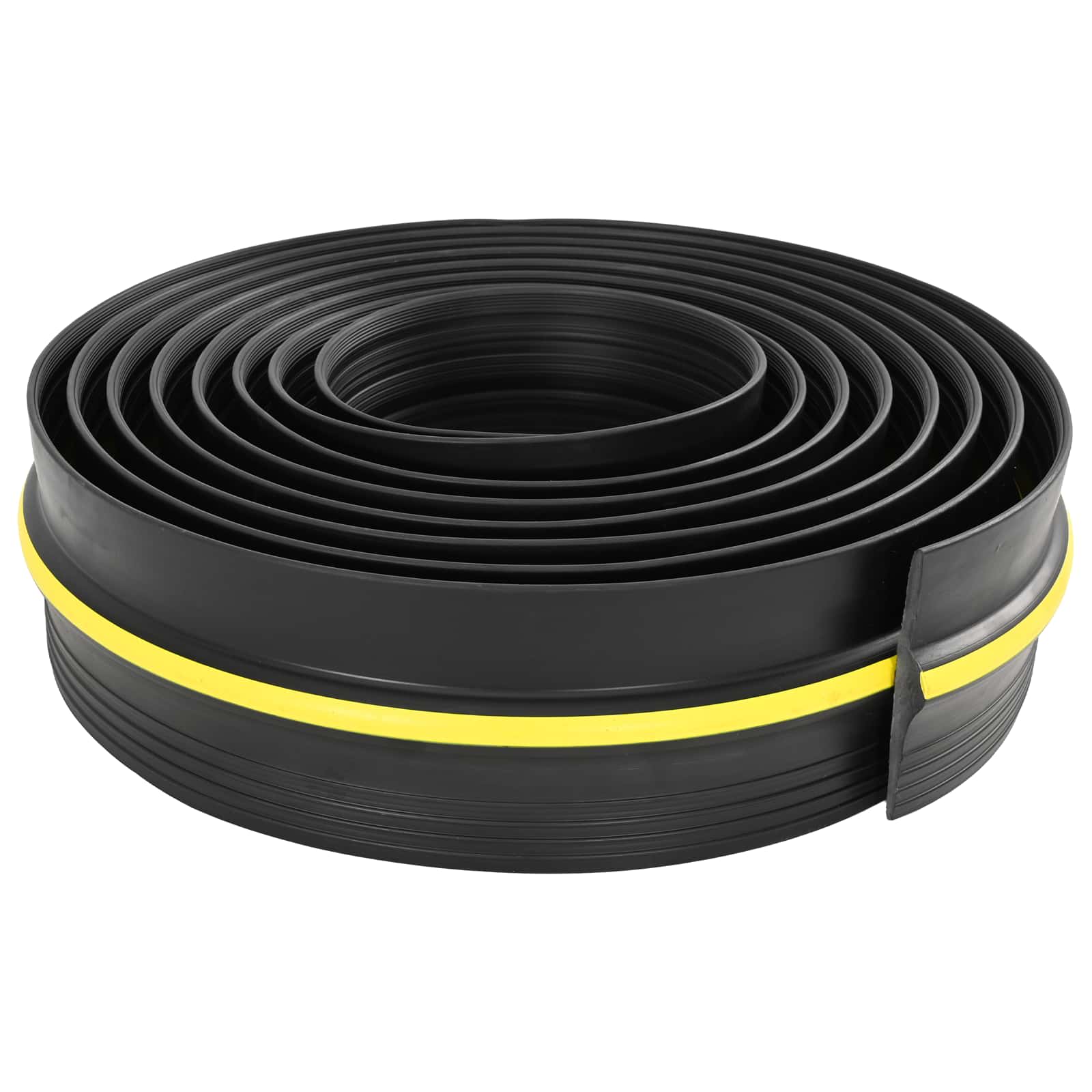 Brtva za garažni pod Crna i Žuta 12 x 90 mm 2,5 m PVC