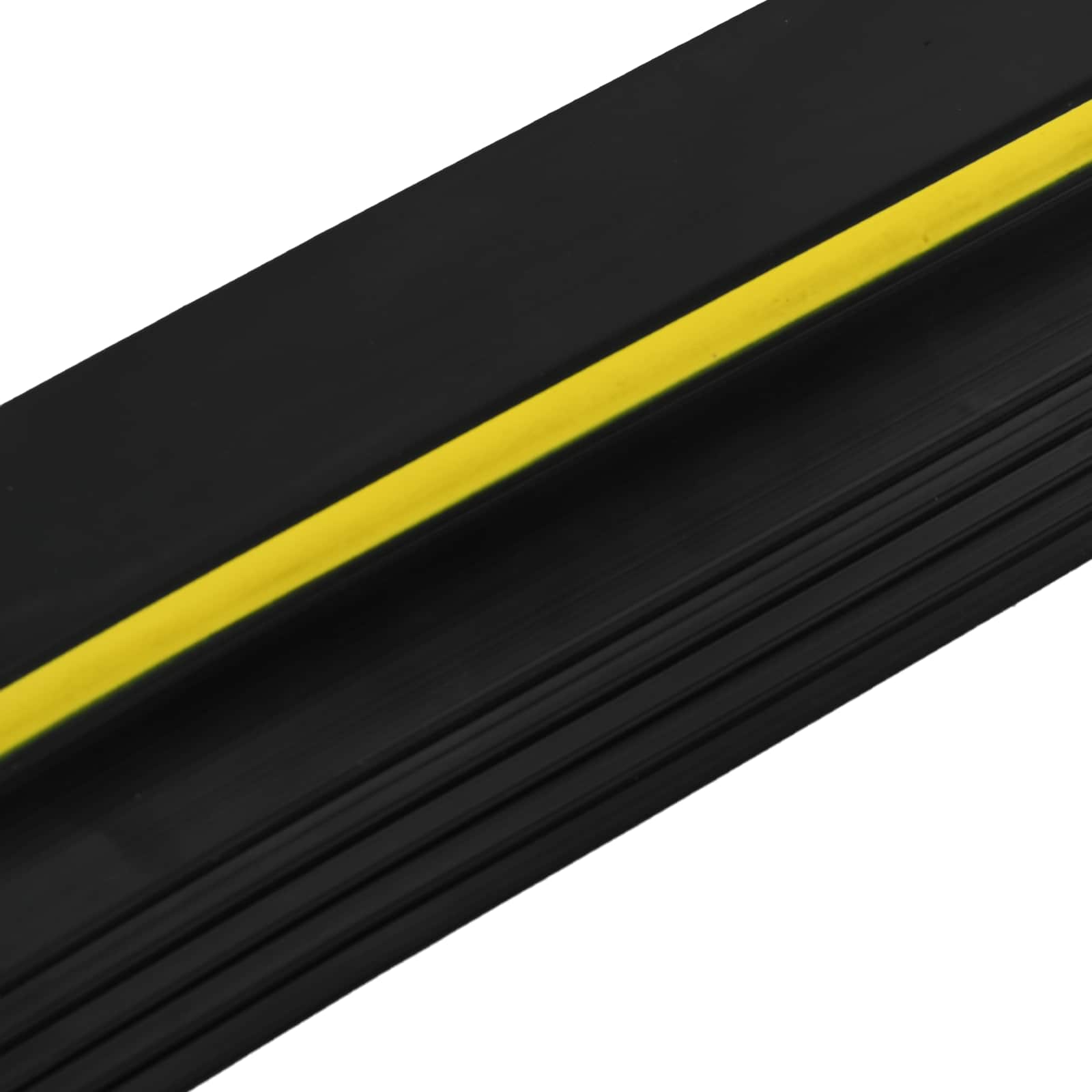 Brtva za garažni pod Crna i Žuta 12 x 90 mm 6,5 m PVC