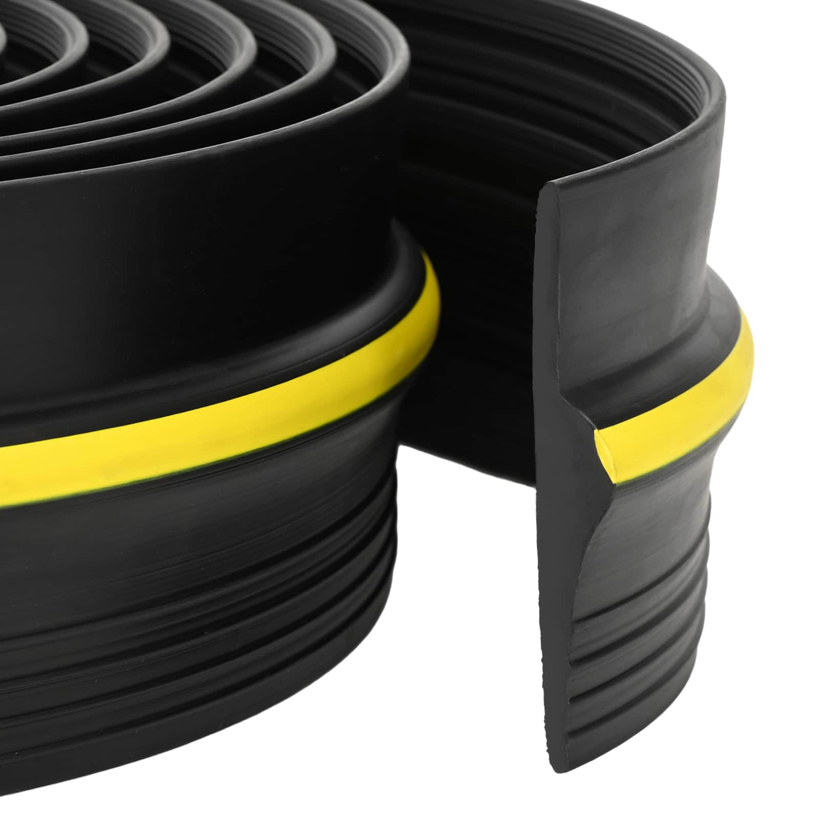 Brtva za garažni pod Crna i Žuta 12 x 90 mm 6,5 m PVC