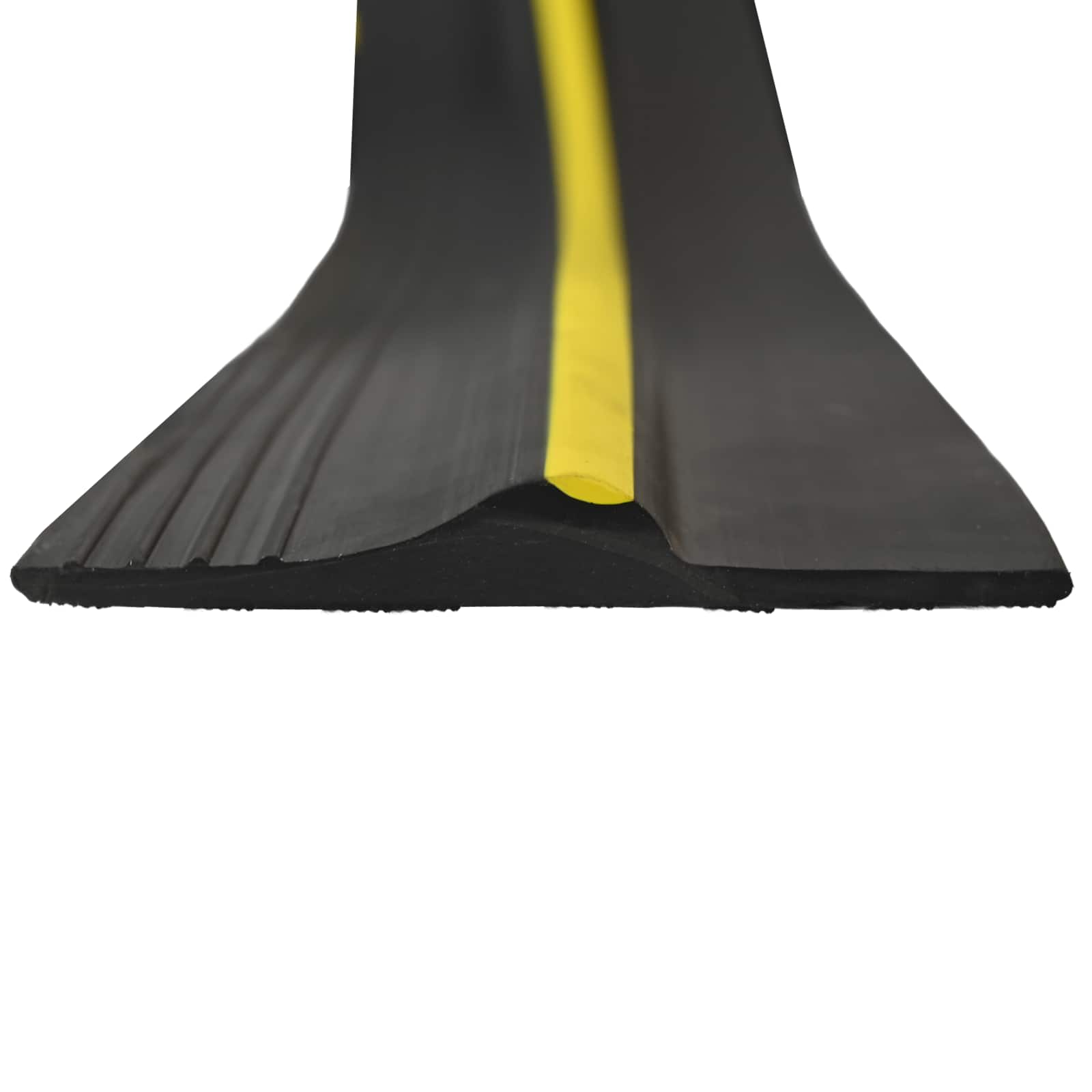 Brtva za garažni pod Crna i Žuta 12 x 90 mm 6,5 m PVC