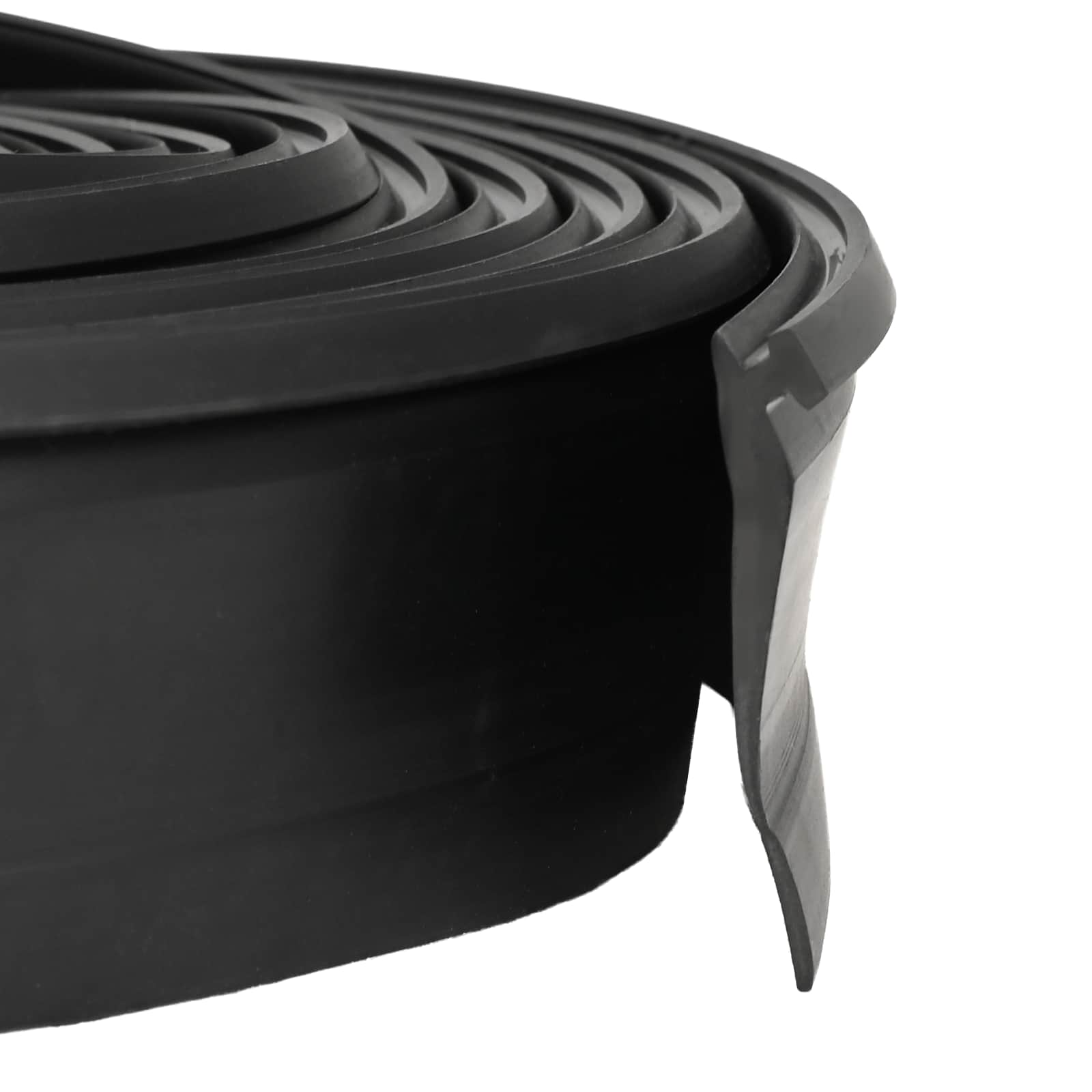 Brtva za garažna vrata Crna 52 x 2 mm 5 m PVC