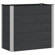 Povišena vrtna gredica Crna 100 x 50 x 91 cm