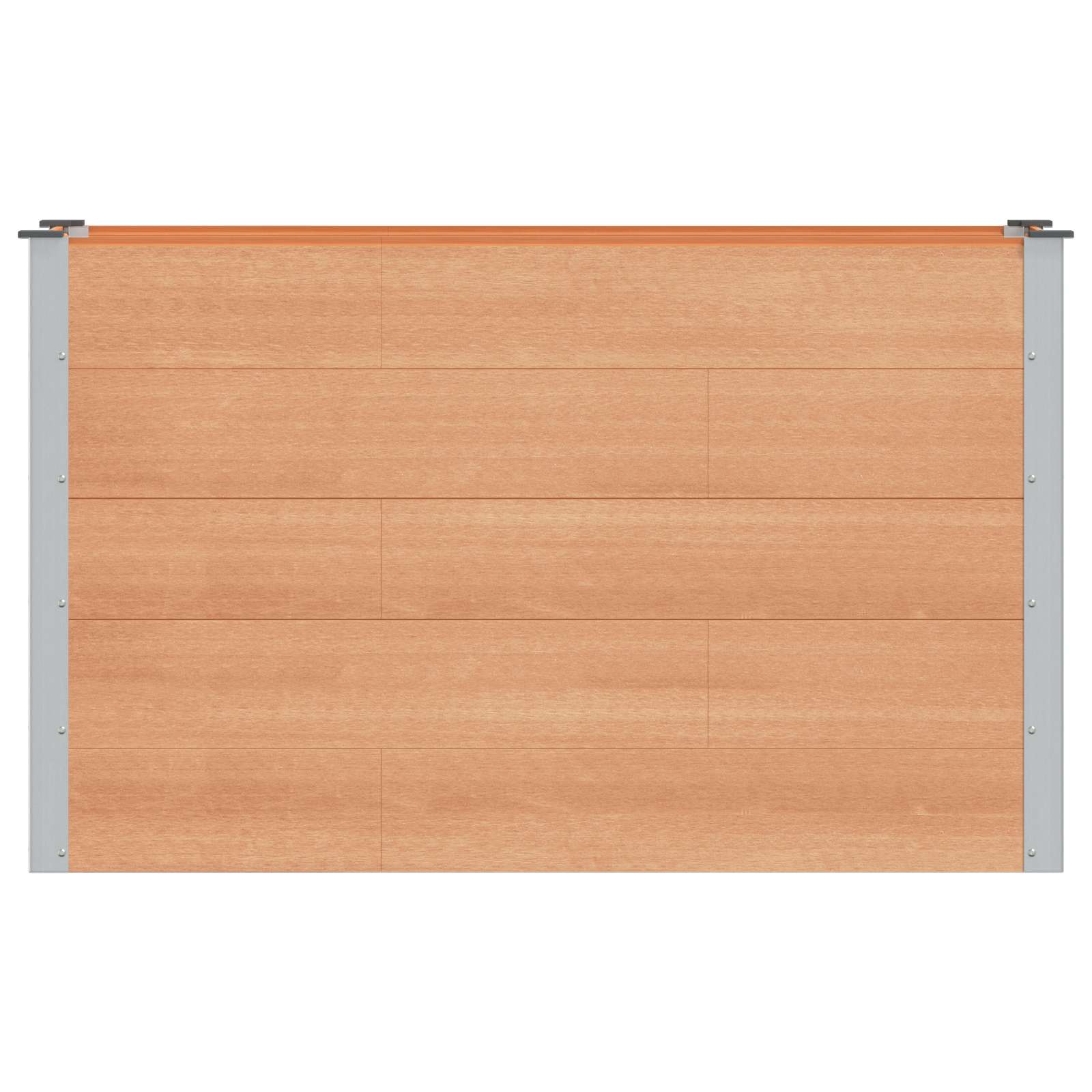 Povišena vrtna gredica Smeđa 150 x 50 x 91 cm