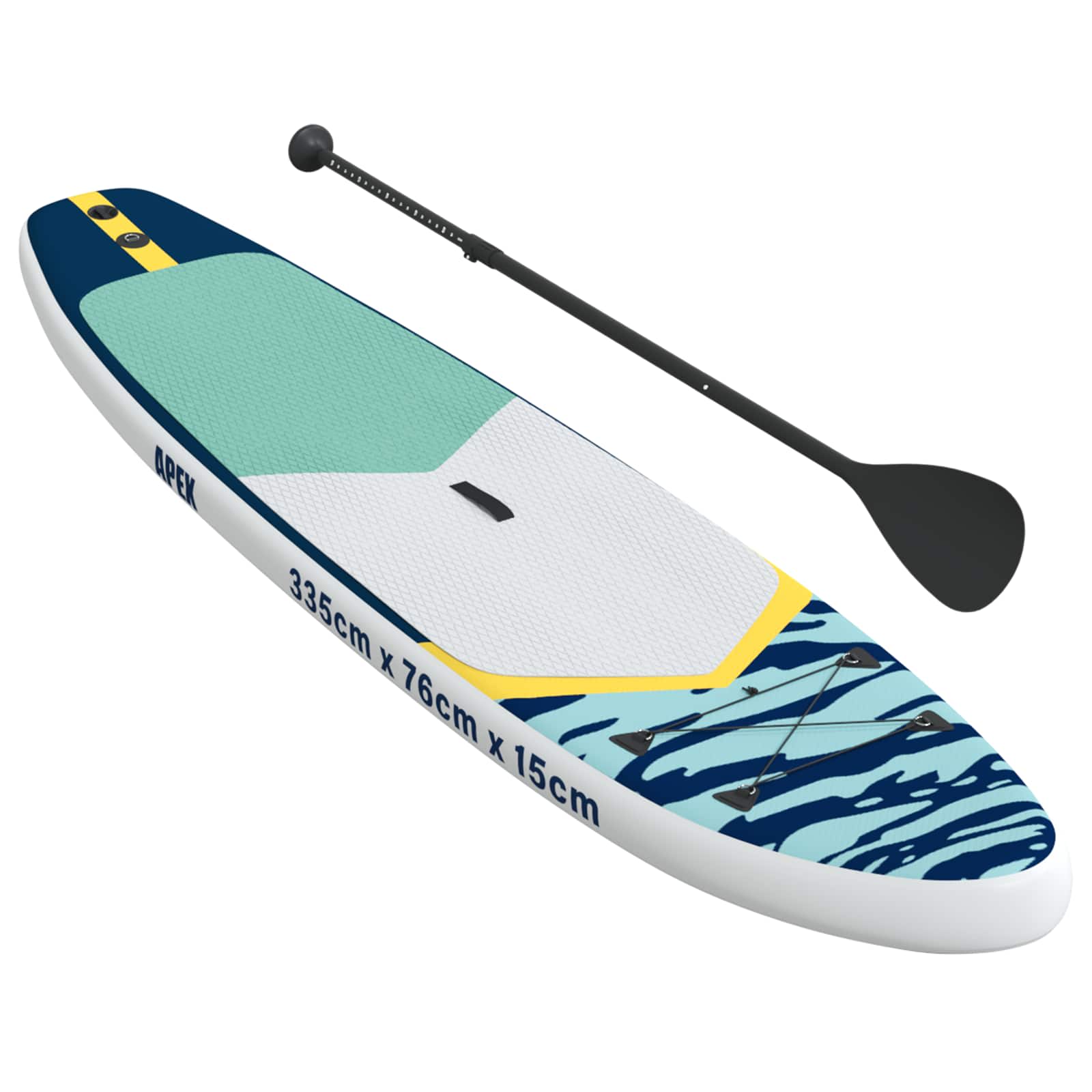 Inflatable Stand Up Paddle Board APEX 335 x 76 x 15 cm Plava za