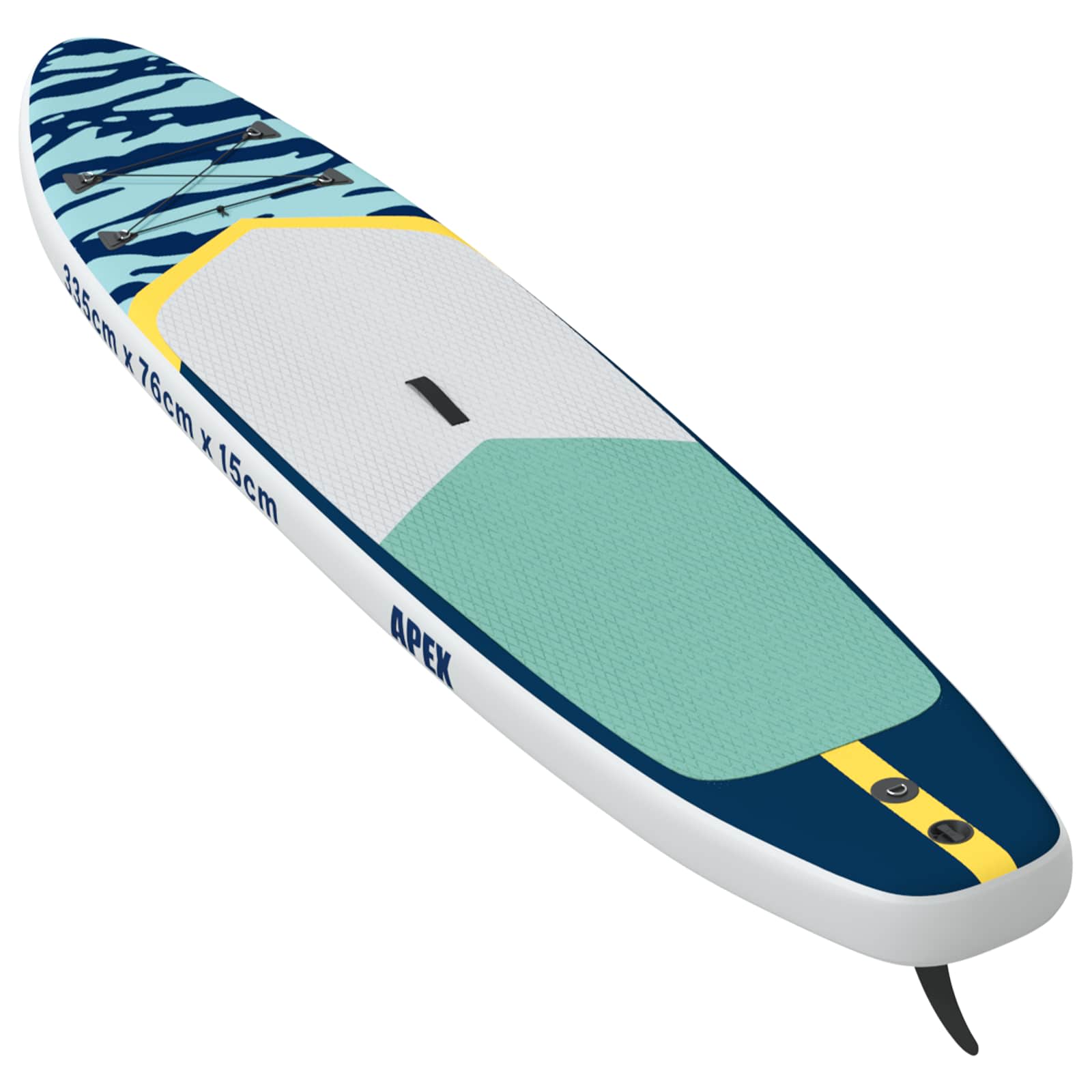 Inflatable Stand Up Paddle Board APEX 335 x 76 x 15 cm Plava za