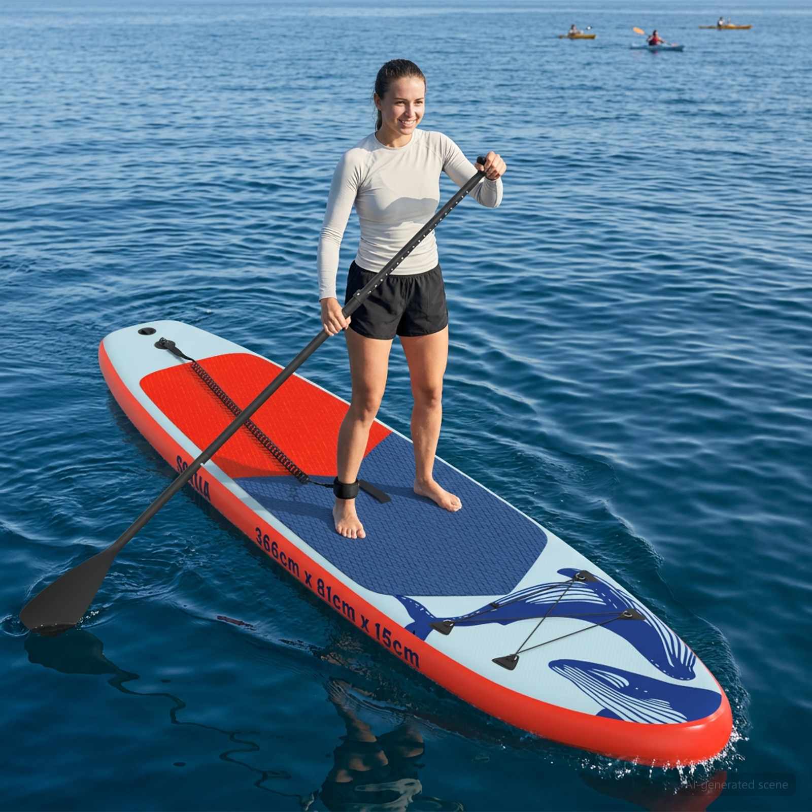 Nadnapuhavajuća Stand Up Paddle Board SCYLLA 366 x 81 x 15 cm