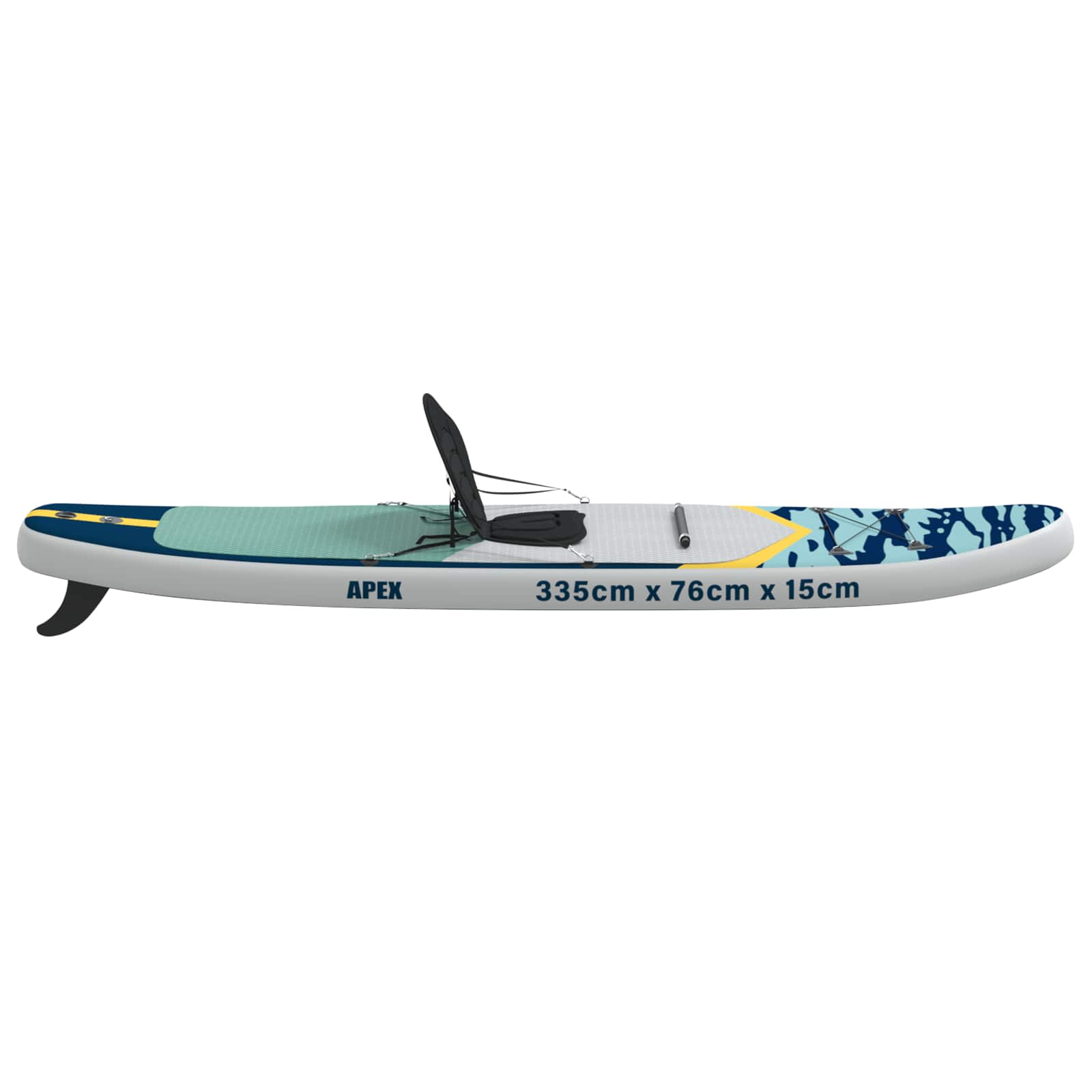 SUP Daska s Mjestom 2-u-1 APEX 335 x 76 x 15 cm Plava za