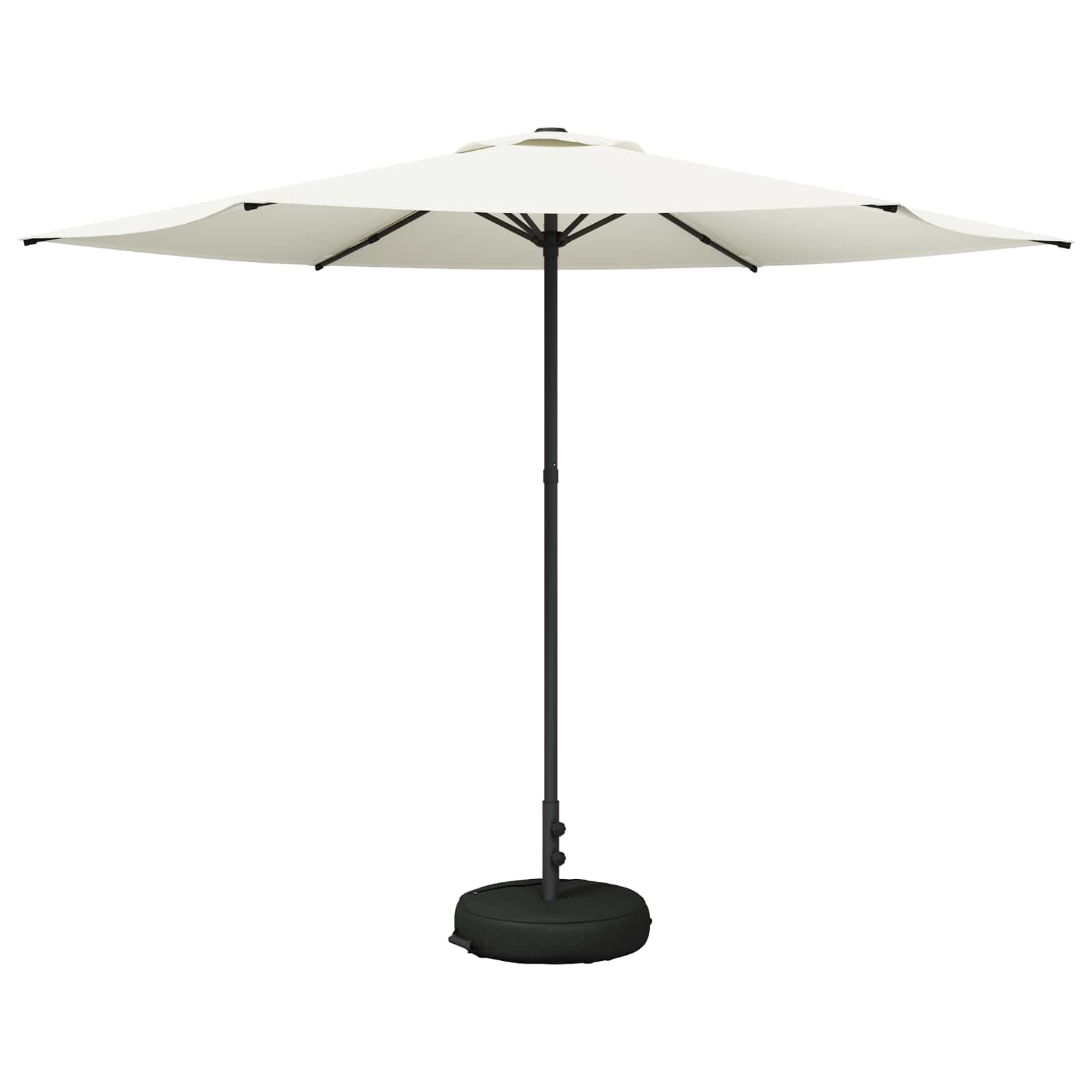 Vrtni Parasol s Podnožjem 300 x 300 cm Poliester Pravokutni
