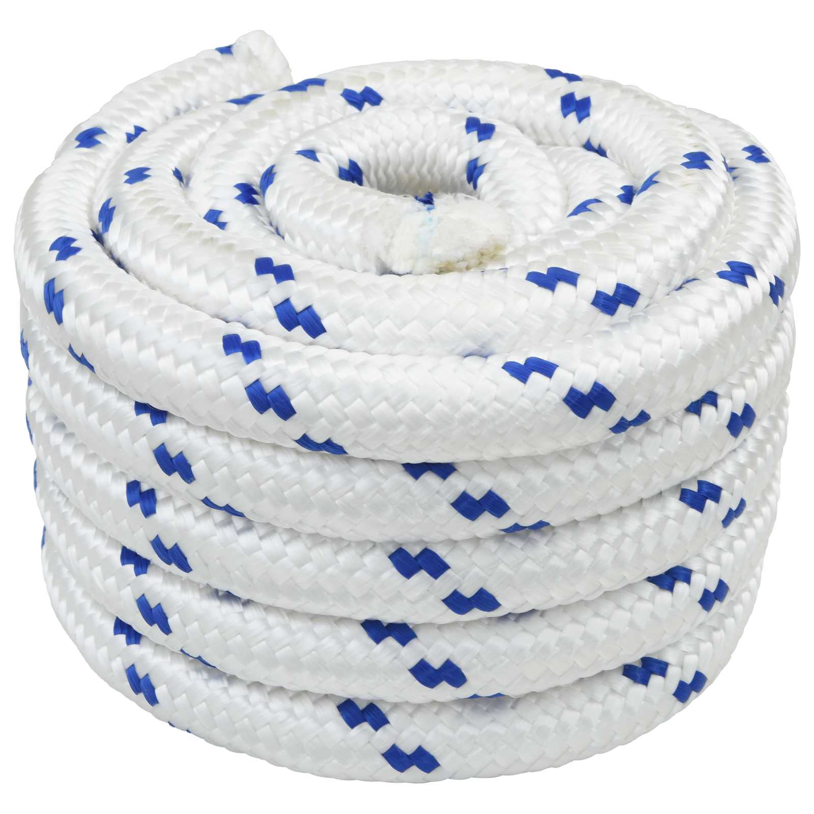 Konopac za čamce 10 m 6 Bijela i plava PP