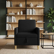 Sofa s pohranom Crna 72 x 78 x 87 cm Poliester