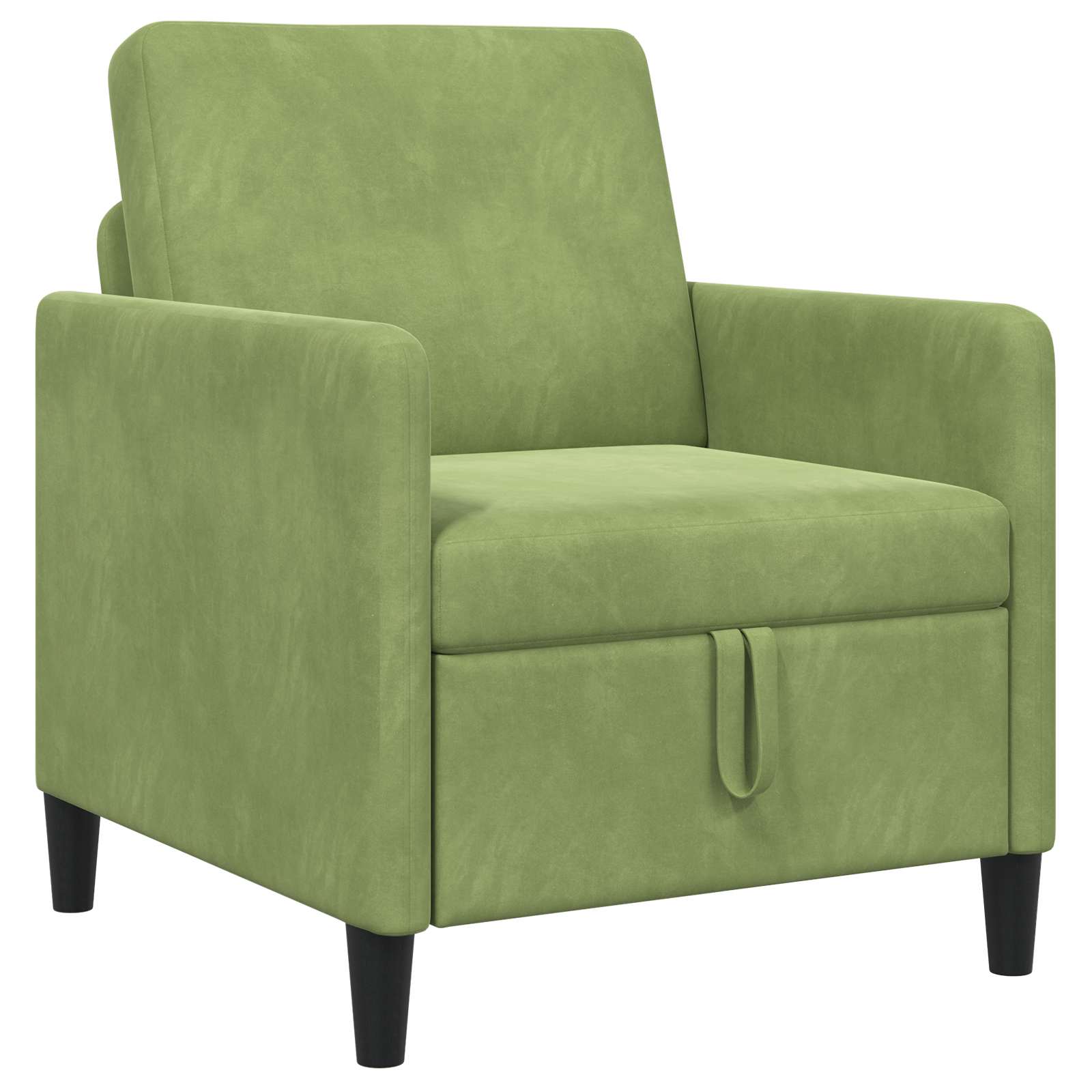Sofa s pohranom Svijetlo zelena 72 x 78 x 87 cm Poliester