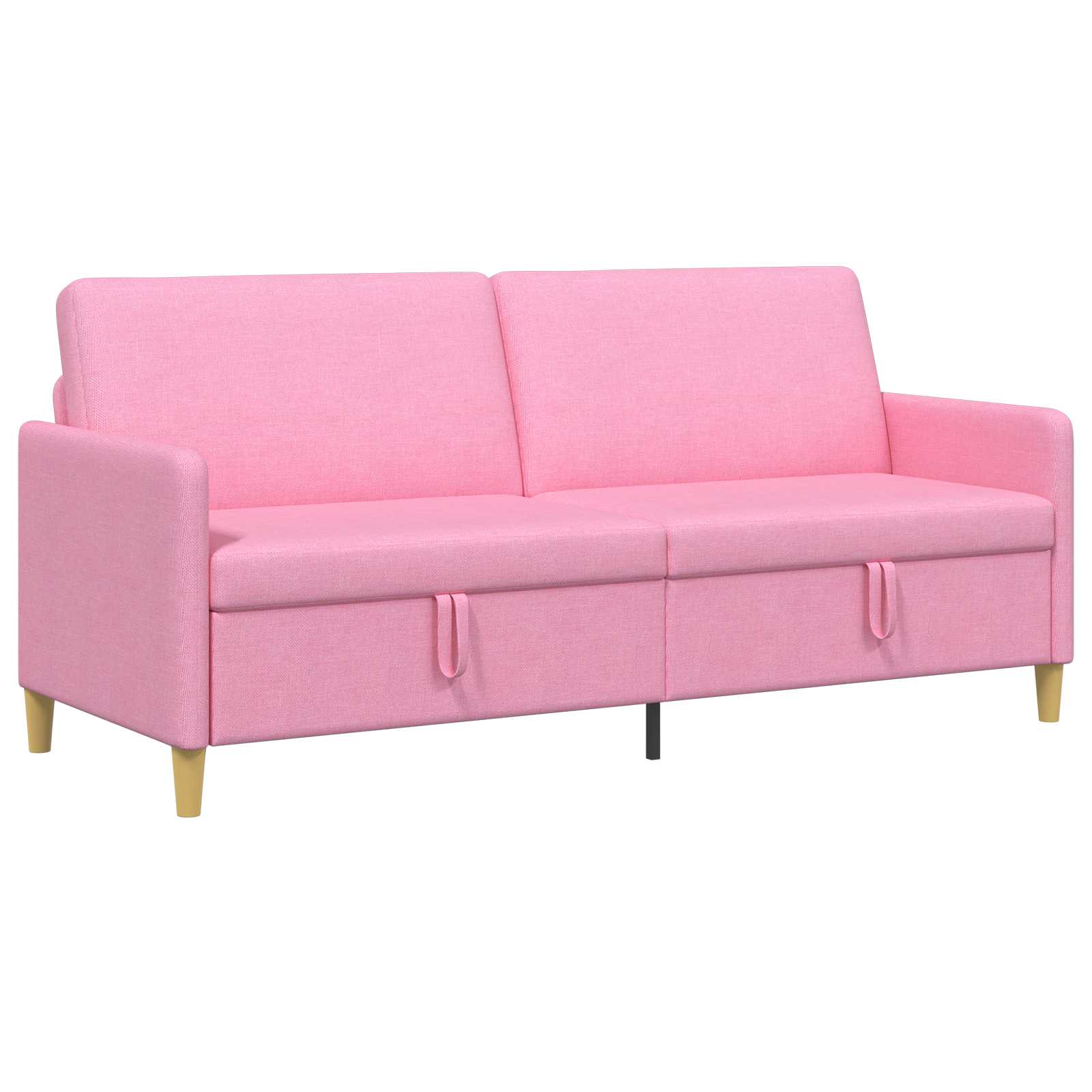 Sofa s pohranom Ružičasta 192 x 78 x 87 cm Poliester