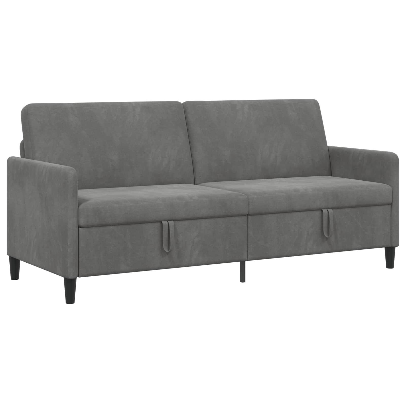 Sofa s pohranom Tamnosiva 192 x 78 x 87 cm Poliester