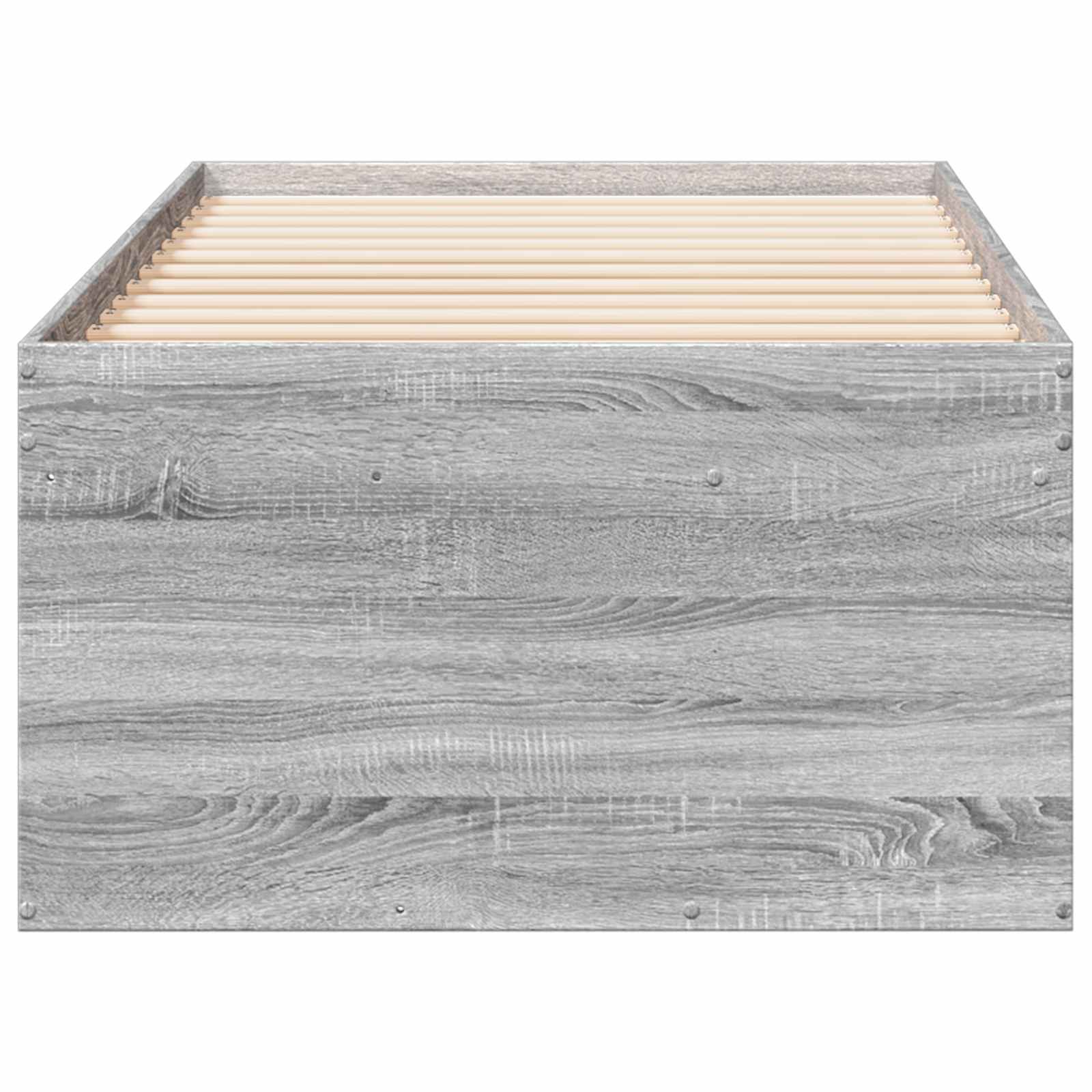 Okvir kreveta s pohranom s ladicama Siva Sonoma 80 x 200 cm