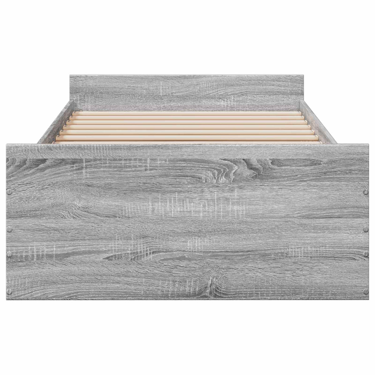 Okvir kreveta s pohranom s ladicama Siva Sonoma 80 x 200 cm