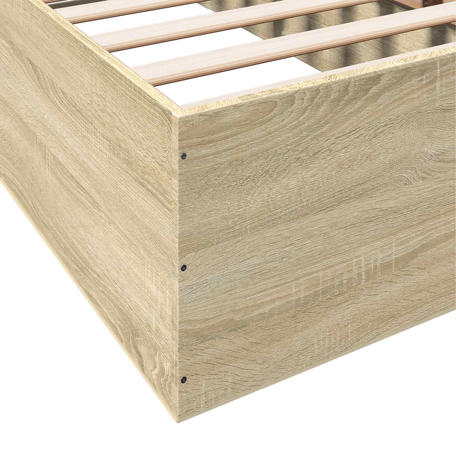Okvir kreveta za pod Hrast sonoma 80 x 200 cm Konstruirano drvo